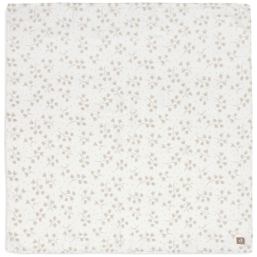 Thumbnail: Lot de 2 maxi langes en coton | 115 x 115 cm Leafy Dreams
