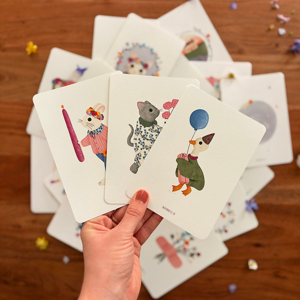 Miniature : Carte "Canard en Fête"