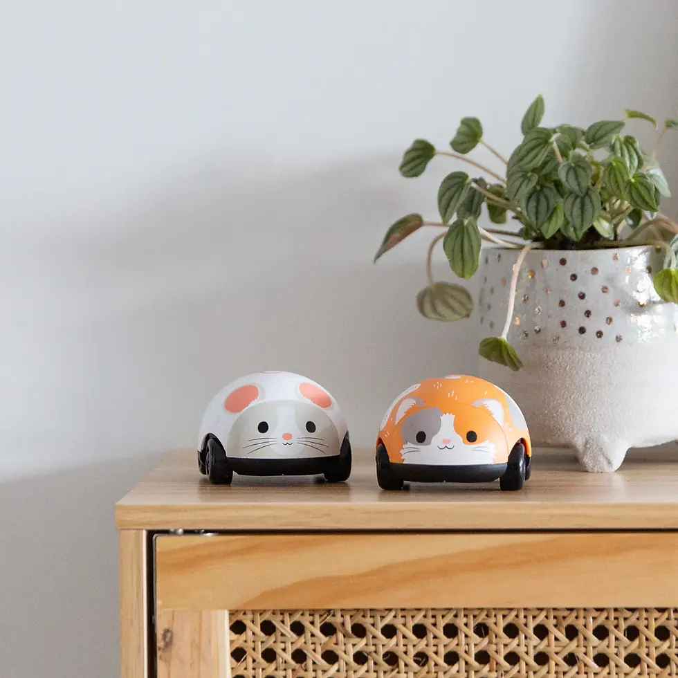 Thumbnail: Lot de 2 véhicules à friction | Chat et souris