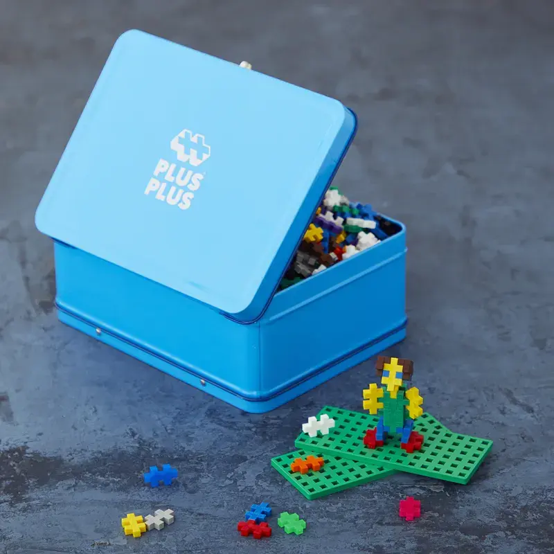 Miniature : Valisette Métal Basic/Néon +3 | PLUS PLUS