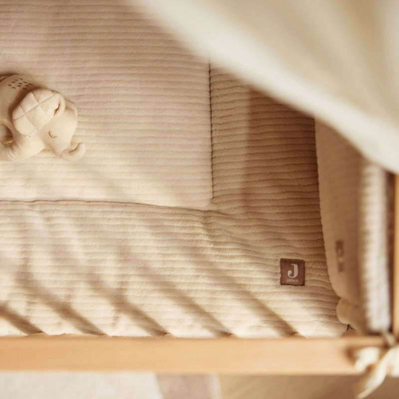 Miniature : Tapis de parc réversible | Cloudy Rib Oatmeal (100 x 100 cm)