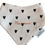 Miniature : Bavoir bandana | Cœurs écru 