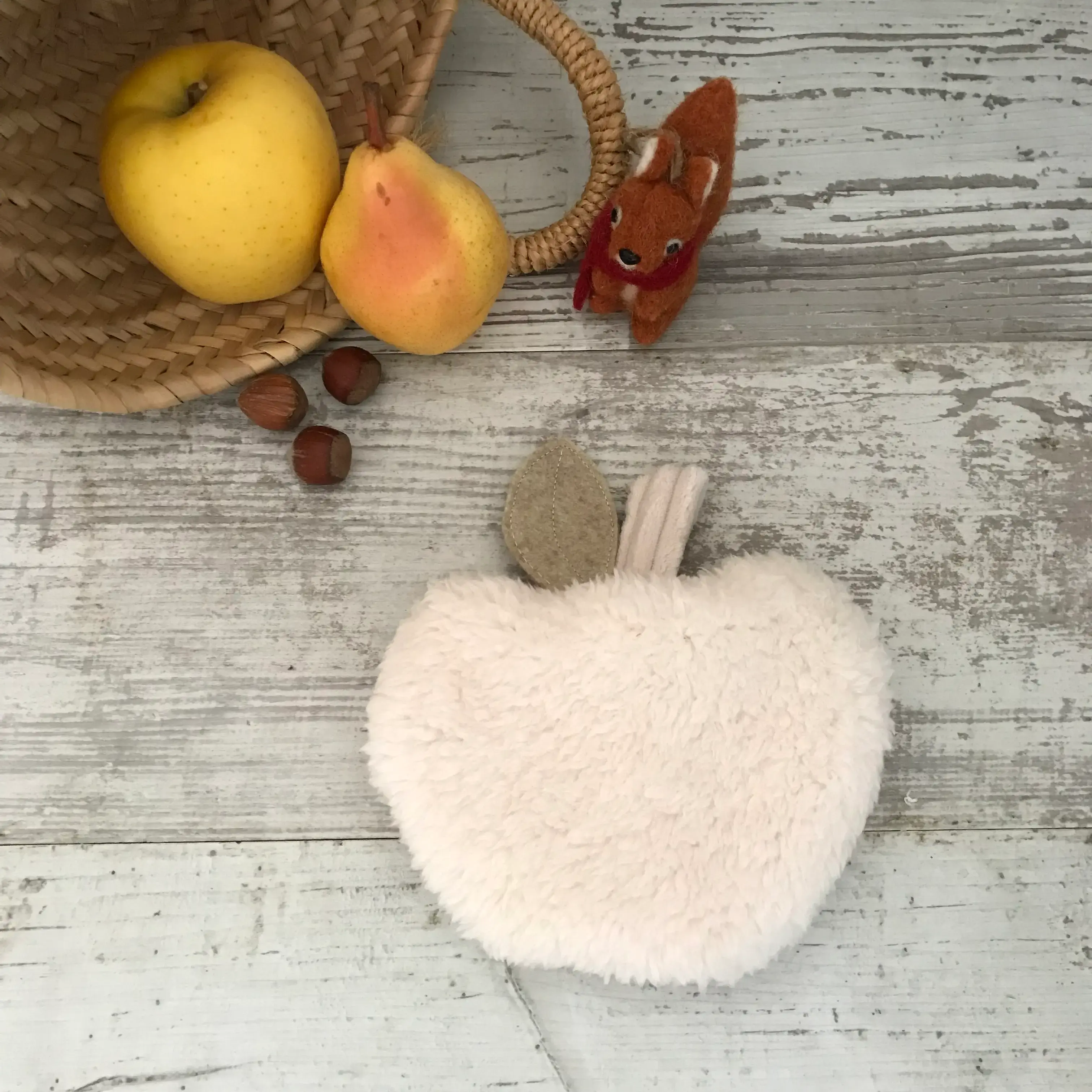 Bouillotte - Pomme sherpa écru