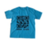 QRCode Tee Blue