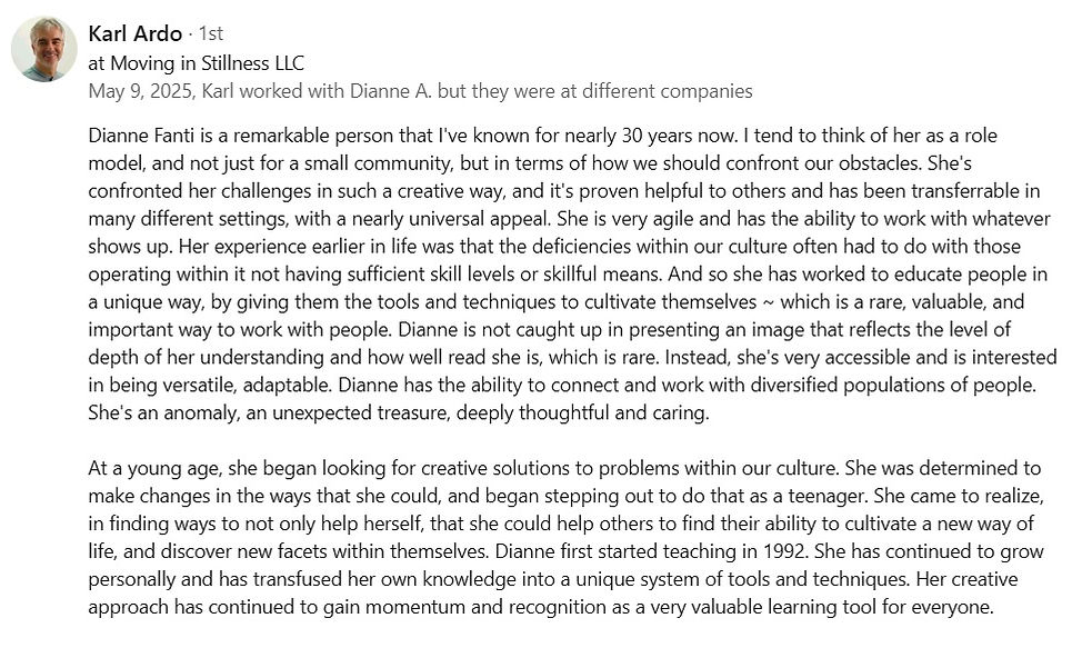 Karl Ardo testimonial on LinkedIn.jpg