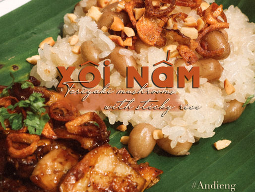 Lần đầu tập tành làm "xôi mẹ nấu"
