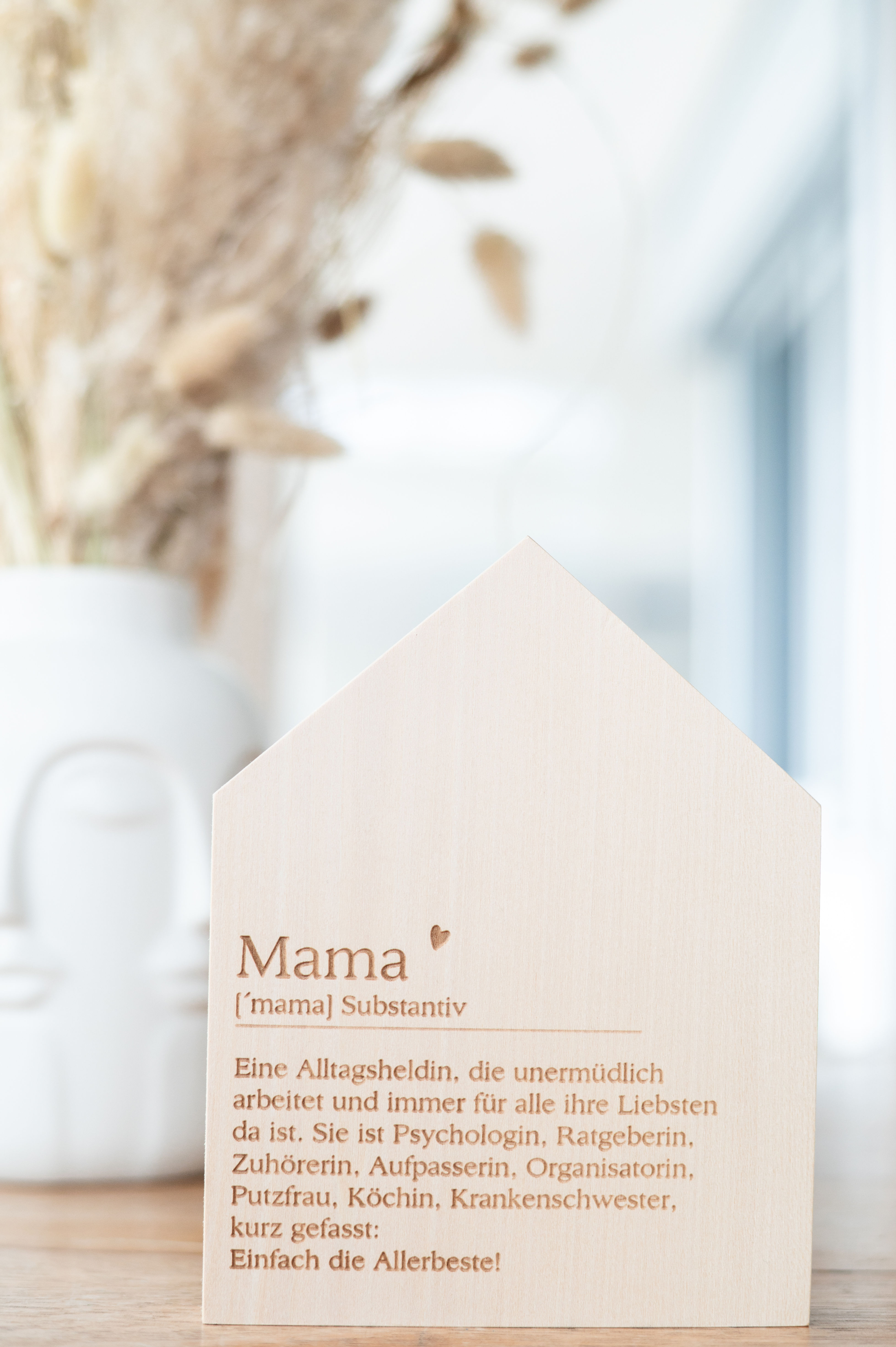 Holzhäuschen für Mama