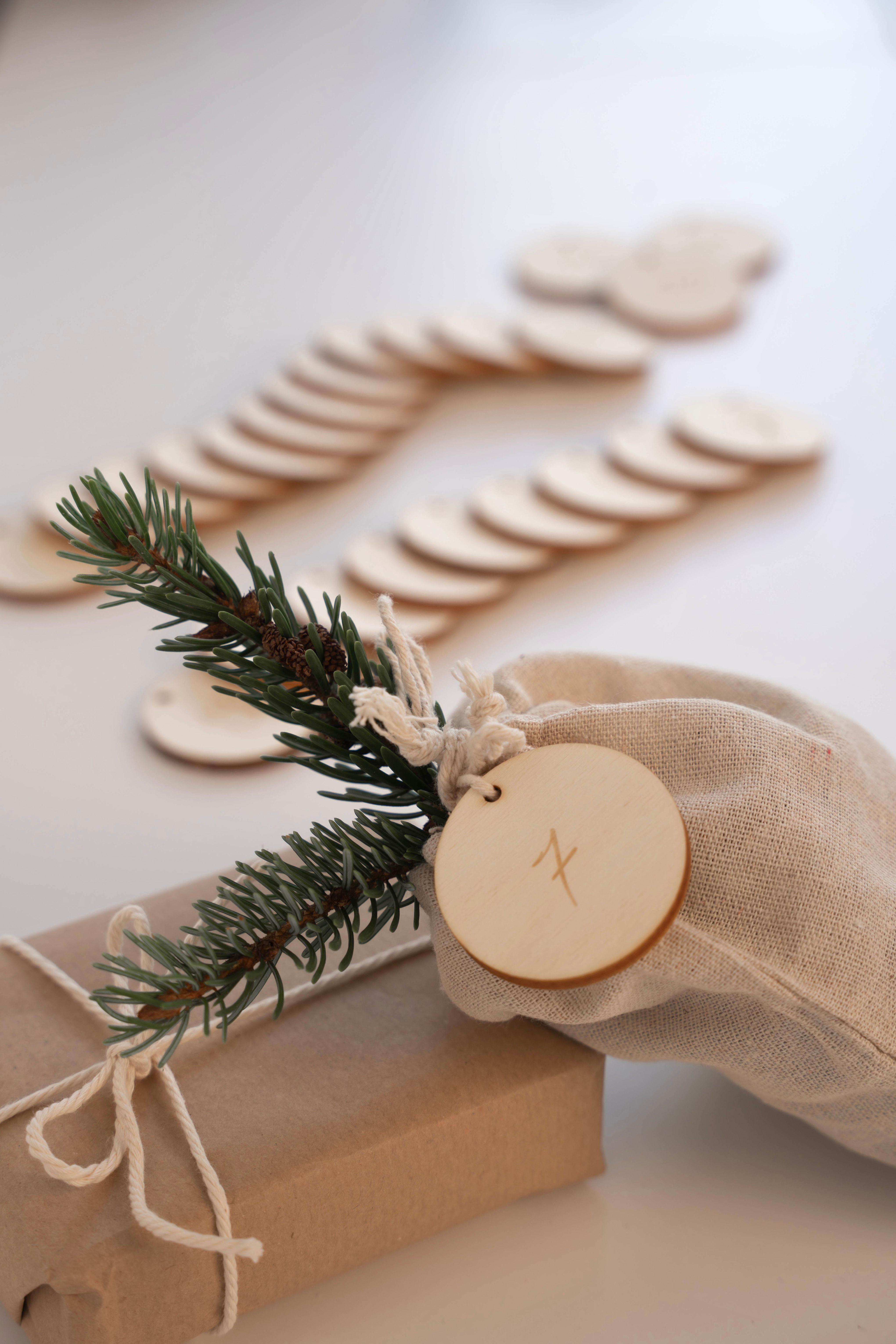 Zahlen für Adventkalender