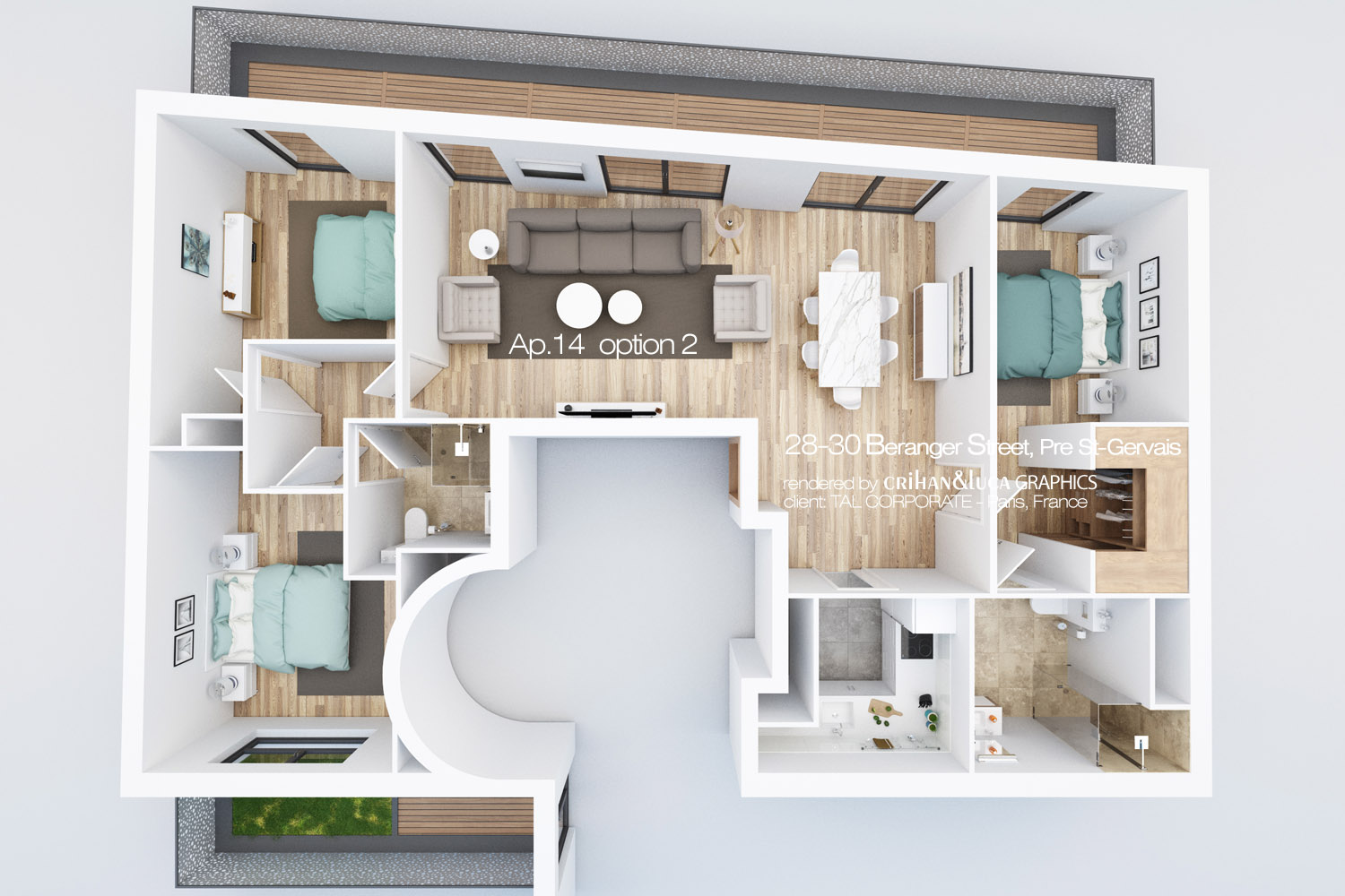 3d Floorplans Crihan Luca Graphics