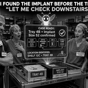 The Missing Implant was Not Missing. It was just hiding from the Schedule.