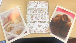 Special thank you’ s received