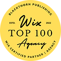 Blackthorn Publishing Wix Top 100 Agency Badge