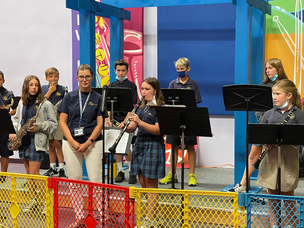 Mustang Musicians! Band at St. John's