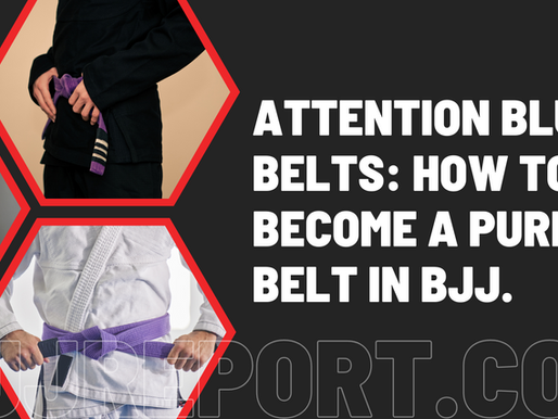 Blue Belts: How to become a Purple Belt in BJJ.
