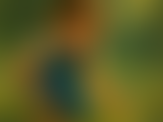 Soft, painterly image of a little girl with light brown pigtails wearing rolled-up blue jean overalls and a cream shirt, crouching barefoot in a sunlit forest glade as she gazes with wonder at a small blue butterfly among wildflowers. Dreamy nostalgic pastel or oil painting style, symbolizing innocence, curiosity, and inner child healing