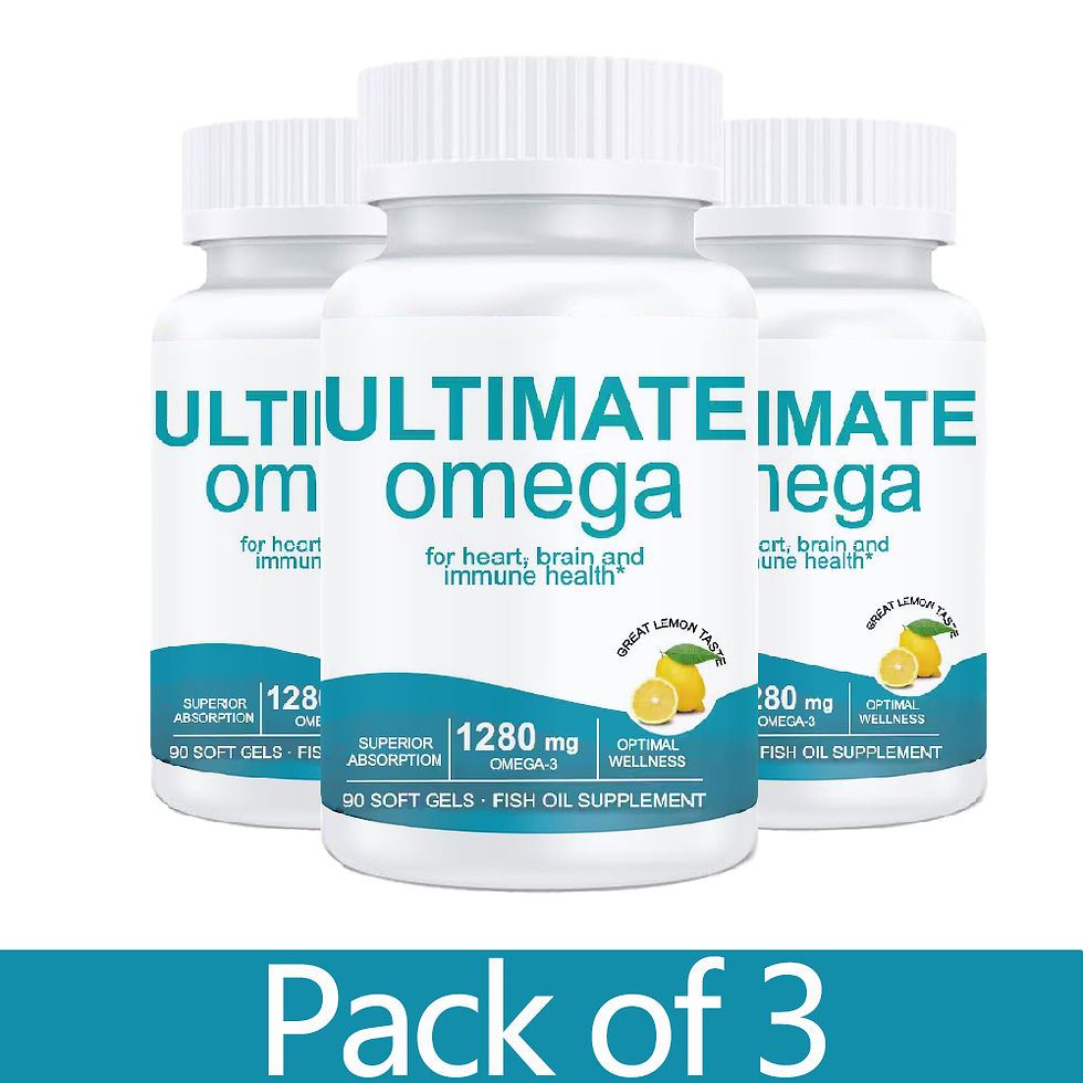 Thumbnail: Ultimate Omega fish oil supplement, pack of 3