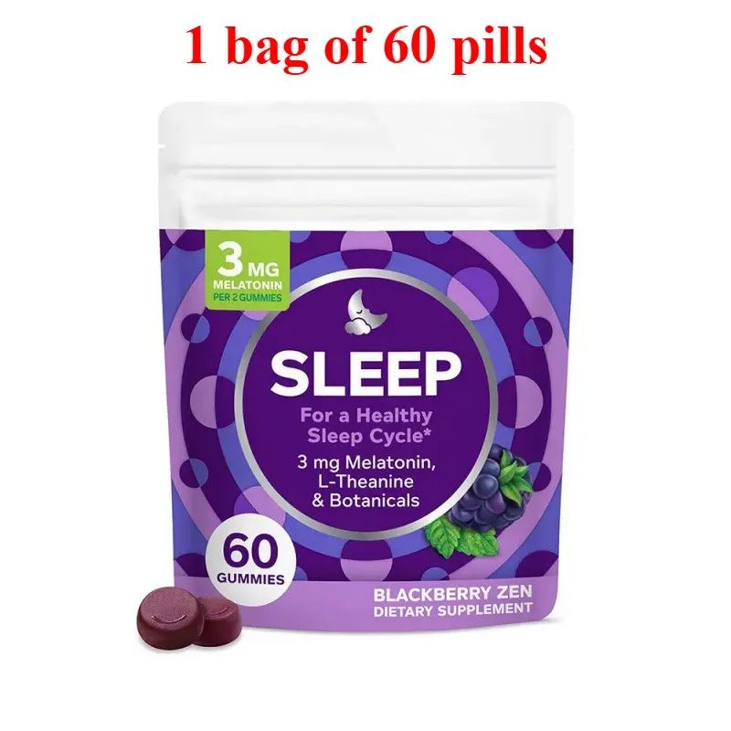 Thumbnail: Blackberry Zen SLEEP gummies, Melatonin & L-Theanine, 60 count.
