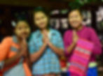 Greeting from young acheik weavers