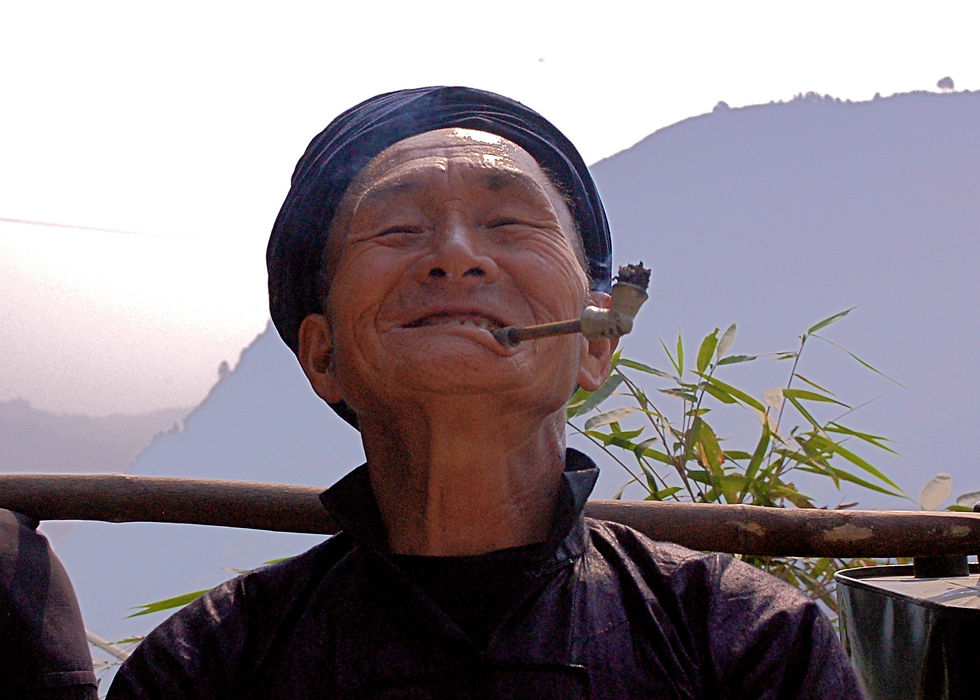 Black Miao man