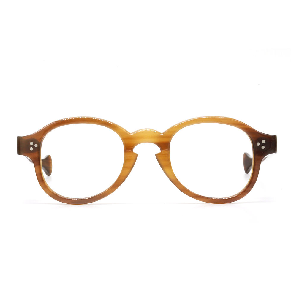 handcrafted bespoke buffalo horn luxury eyewear eyeglasses sunglasses