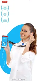 These four pictures are screen shots of three apps that help with those who are hearing impaired.