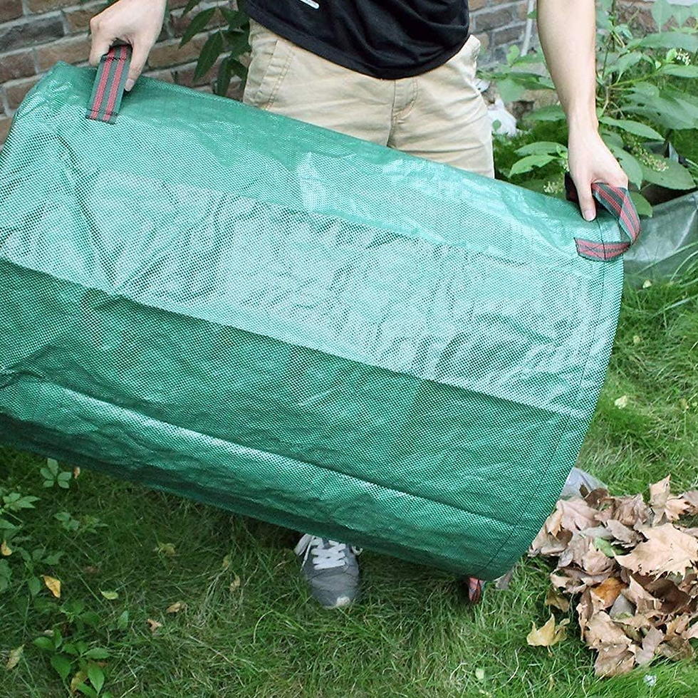 Miniaturbild: 3Er Set Gartensack -500L Gartenabfallsack Mit Extra Verstärktem Boden -Heavy Dut