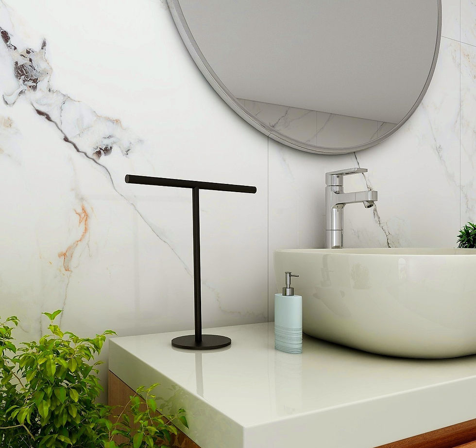 Thumbnail: T-Bar Mini Towel Stand