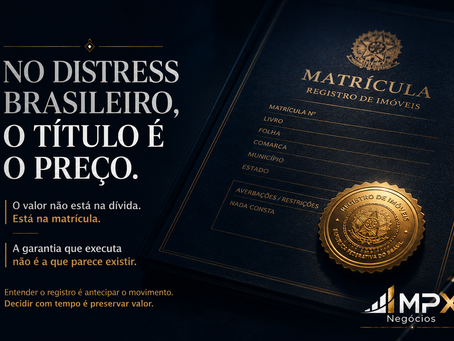 A matrícula virou o centro do risco patrimonial no Brasil — e quem entende isso primeiro decide a operação