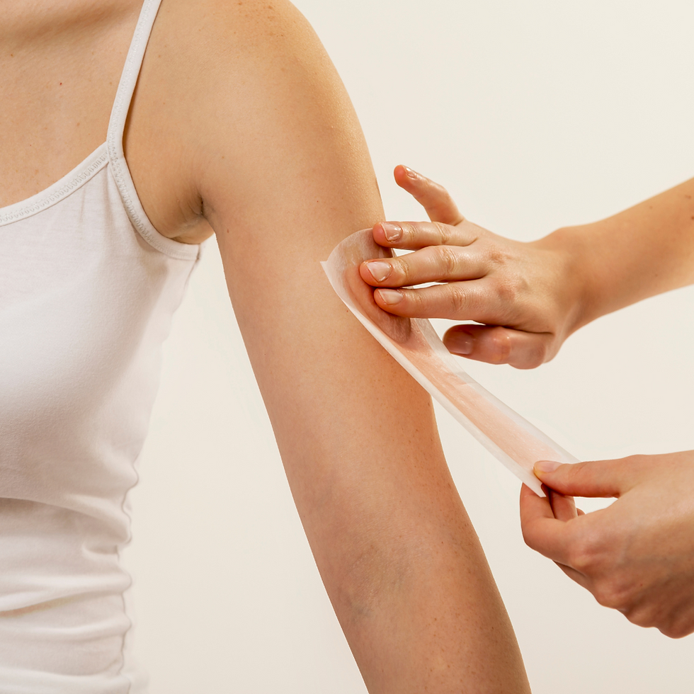 hair-free arms with our arm wax service at Radiance Medispa Colchester.