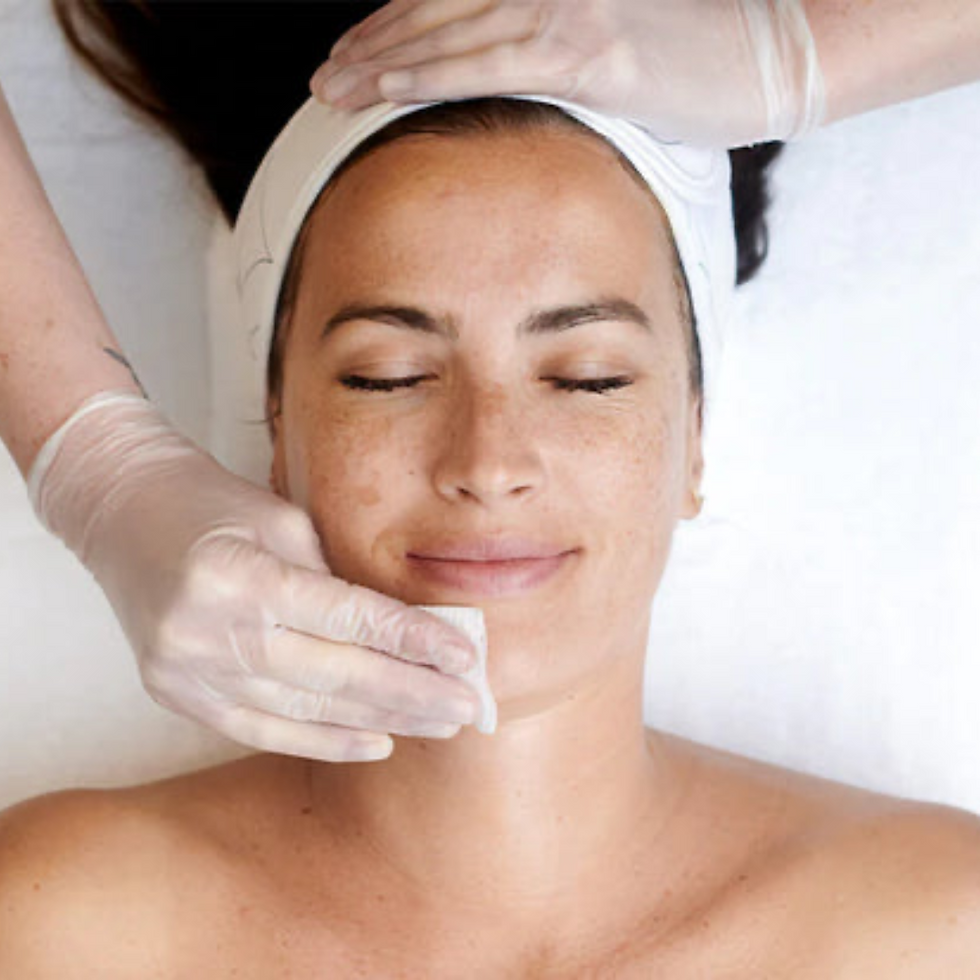 Express 30- minute treatment: your therapist will create a customised peel to instantly rejuvenate and refresh your skin. The peel uses a unique system of different acids for deep exfoliation personalised just for you. it is ideal for targeting wrinkles, uneven pigmentation, or breakouts.