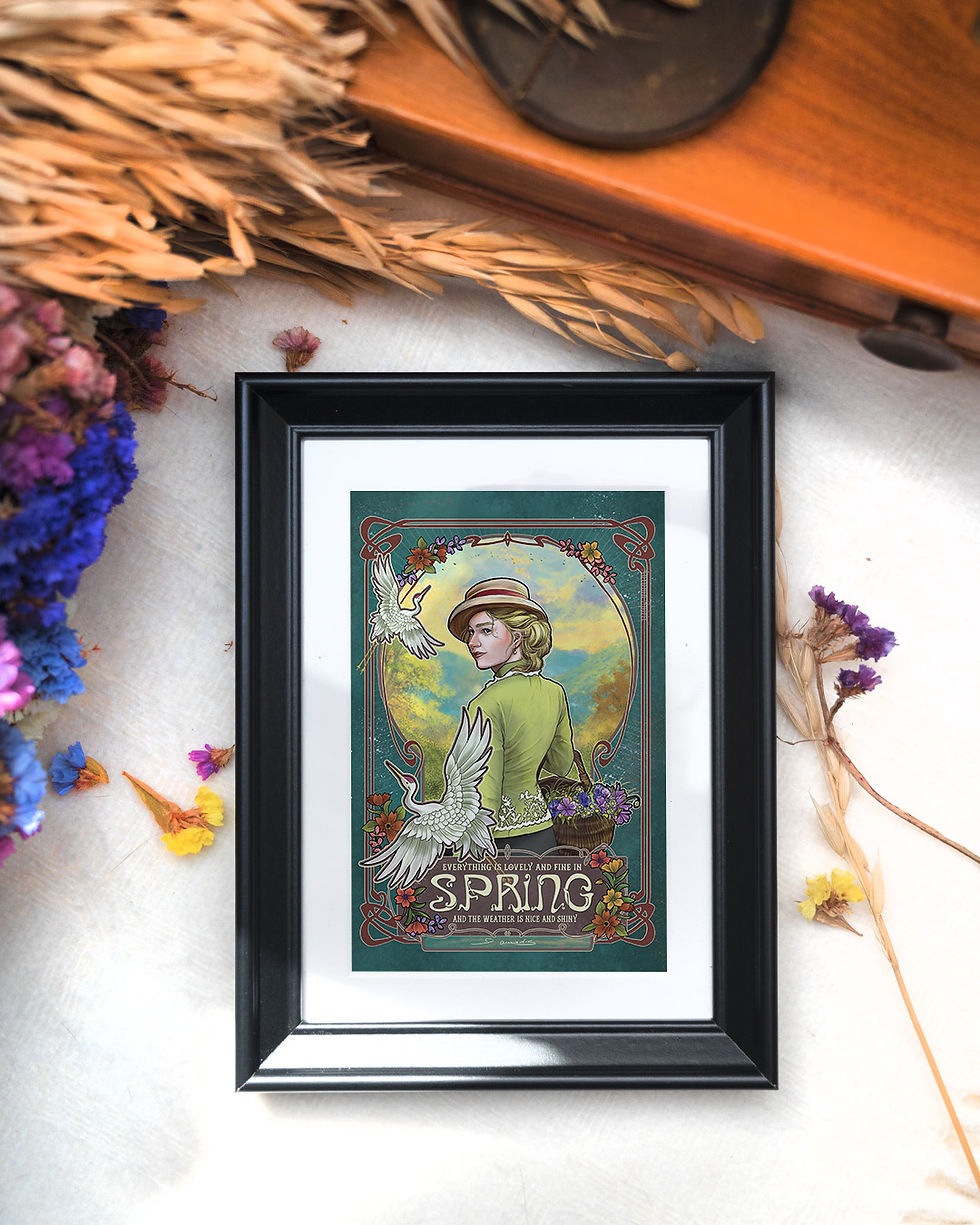 Thumbnail: Carte Postale Spring