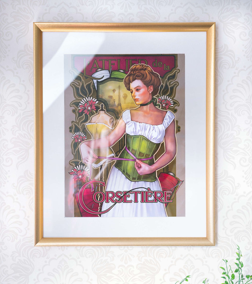 Affiche La Corsetière