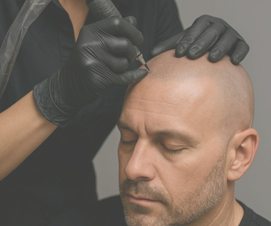 Man getting SMP done