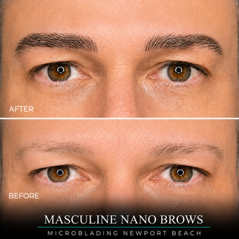 “Men’s Microblading at Microblading Newport Beach by Tinted Liquid”