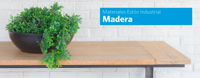 La madera como material principal en el estilo industrial para cocinas