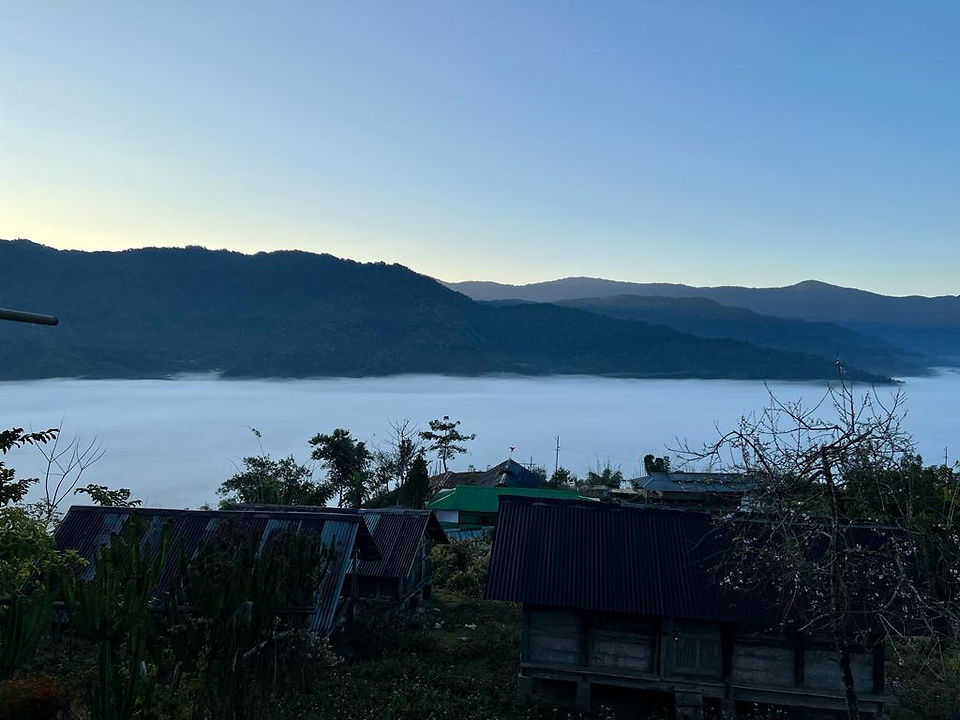 view of puppu valley from lumdung village