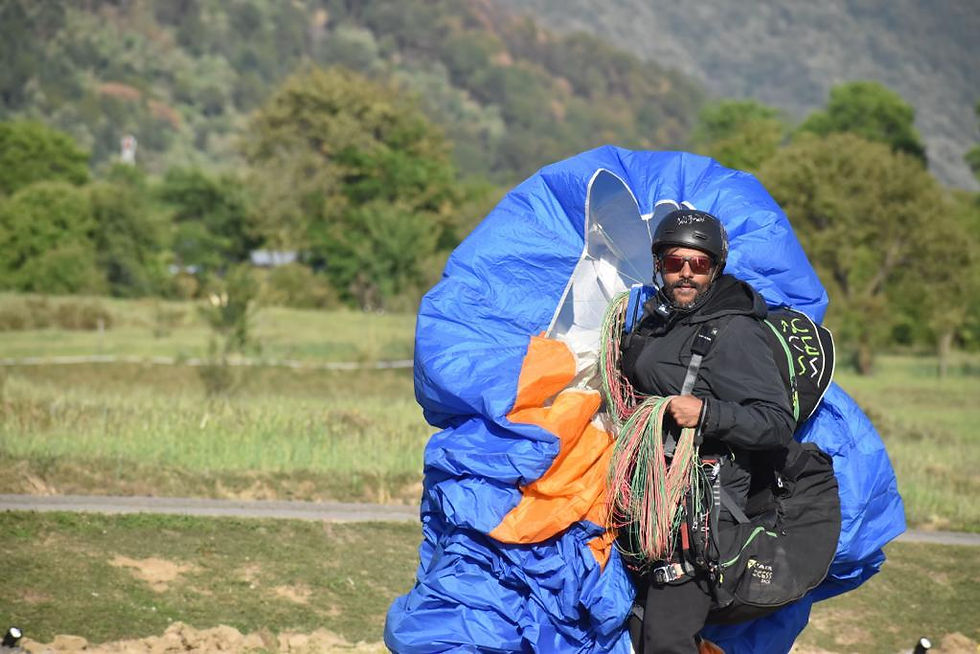 Paragliding Journey of Pilot Sagar Joshi with AntiGravity