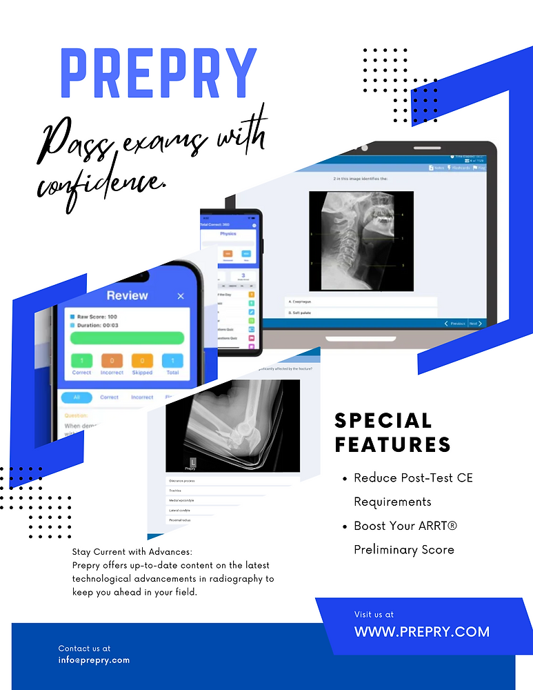 Prepry | Enhancing Your Radiography Studies with Prepry: A Guide for ...