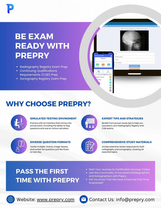 From Radiography to Sonography: Comprehensive Study Materials for Medical Imaging Success