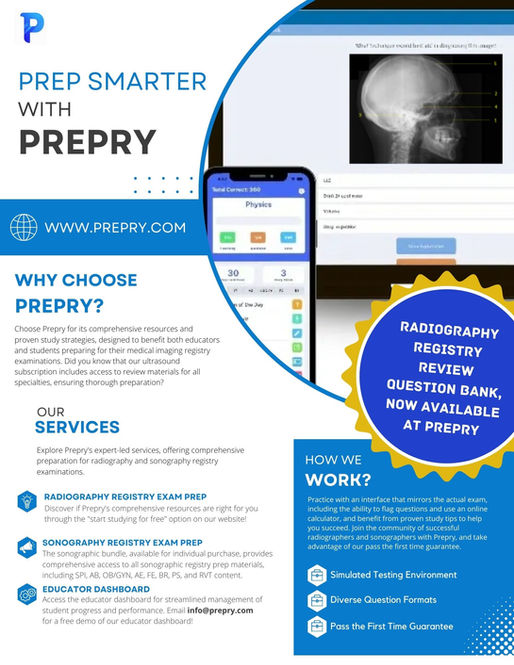 Exciting News: Radiography Registry Review Now Live on Prepry!
