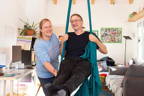Die Familie Wilkins in ihrem Zuhause