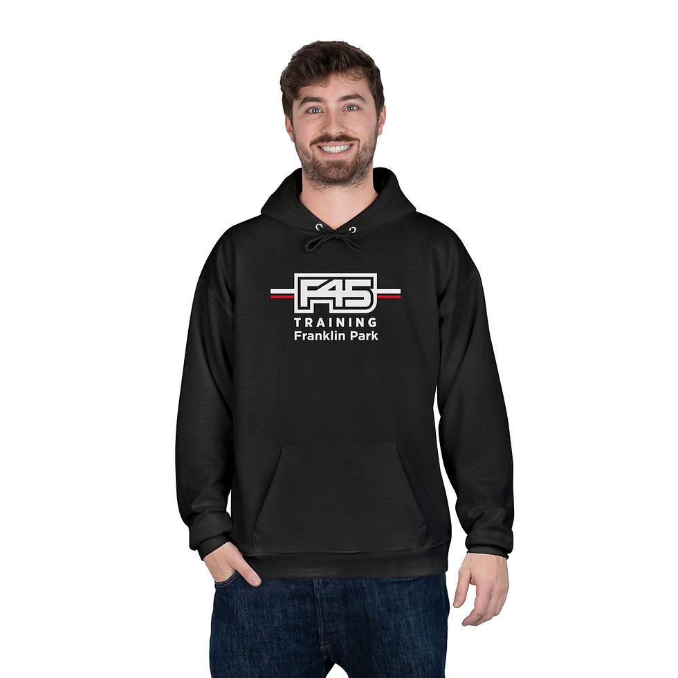 Thumbnail: F45 Training Franklin Park Hoodie — Olive Pullover Gym Sweatshirt
