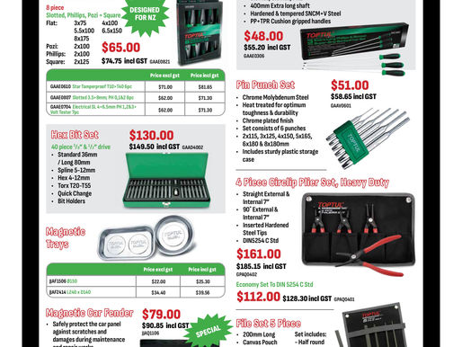Toptul Tool specials flyer issue 49