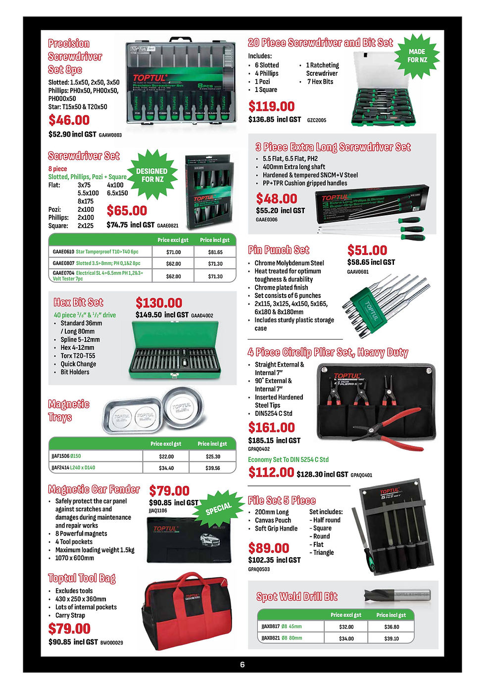 Toptul Tool specials flyer issue 49