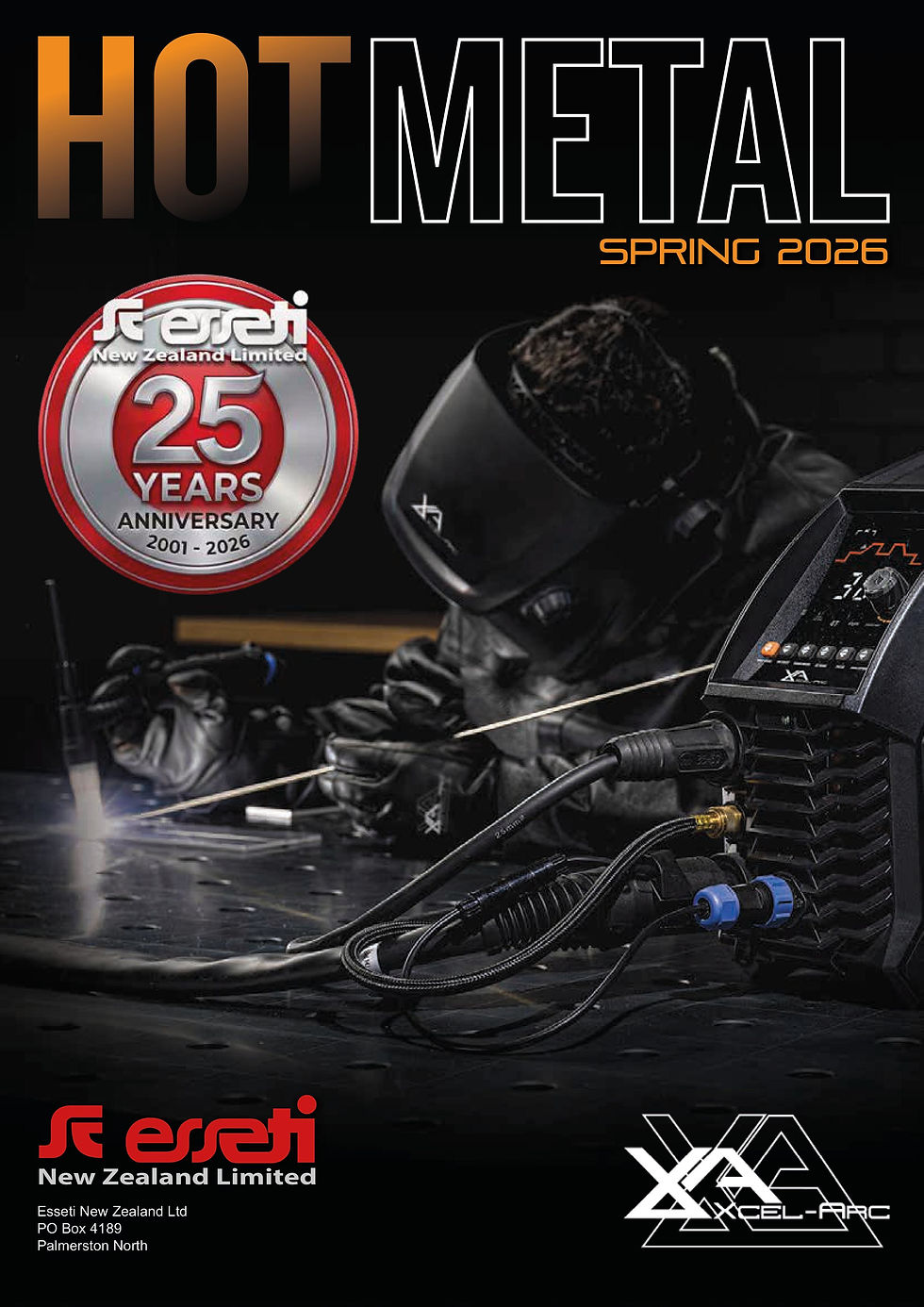 Front page of XcelArc spring Hot Metal catalogue