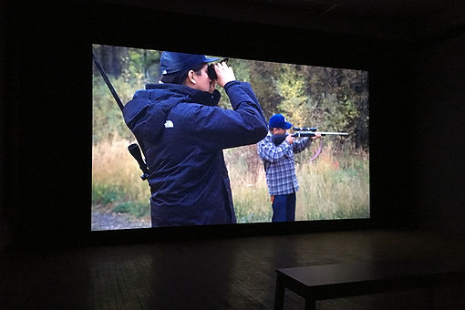 Entrance to Through, and through by Sarah Ciurysek. Documentatio by Daisy Wu