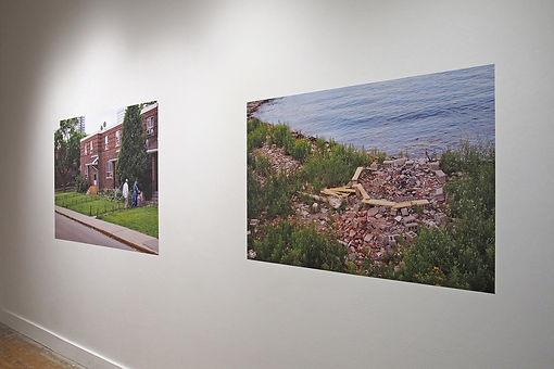 Entrance to Through, and through by Sarah Ciurysek. Documentatio by Daisy Wu