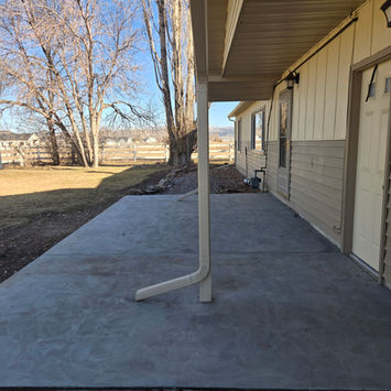 Concrete poured and sealed by Wes Crezee Construction in East Idaho. In Shelley Idaho, near Firth Idaho. 