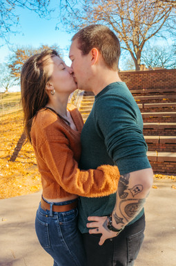 engagement shoot couple Minneapolis Minnesota 
