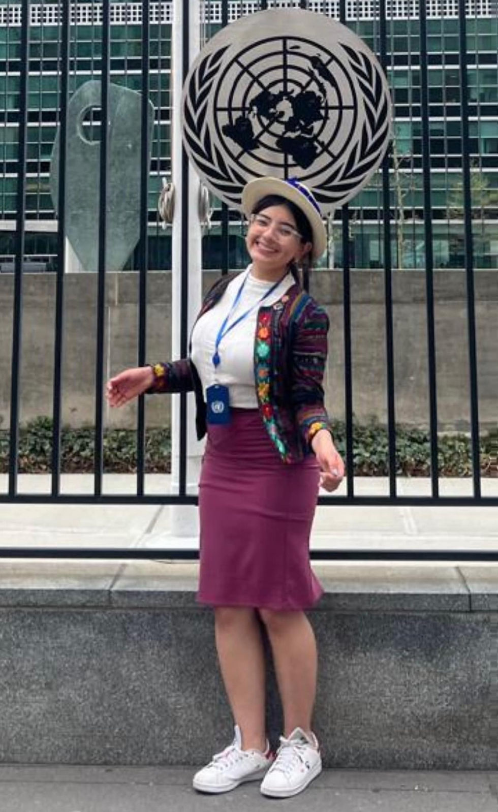 Luisa Fernanda Monzón en Naciones Unidas